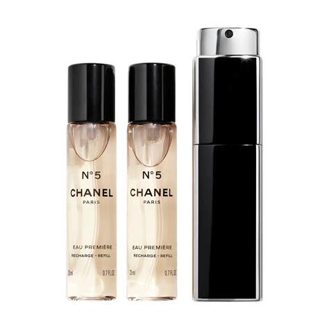 chanel no 5 eau première purse spray refills|chanel no 5 purse pack.